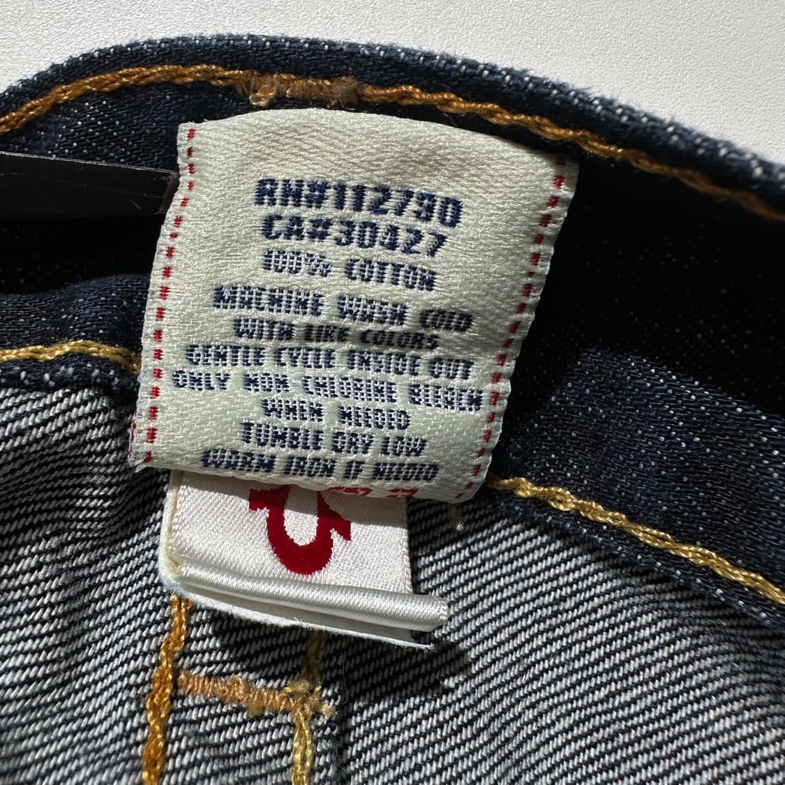 트루릴리전 스트레이트 데님 팬츠 상품이미지9