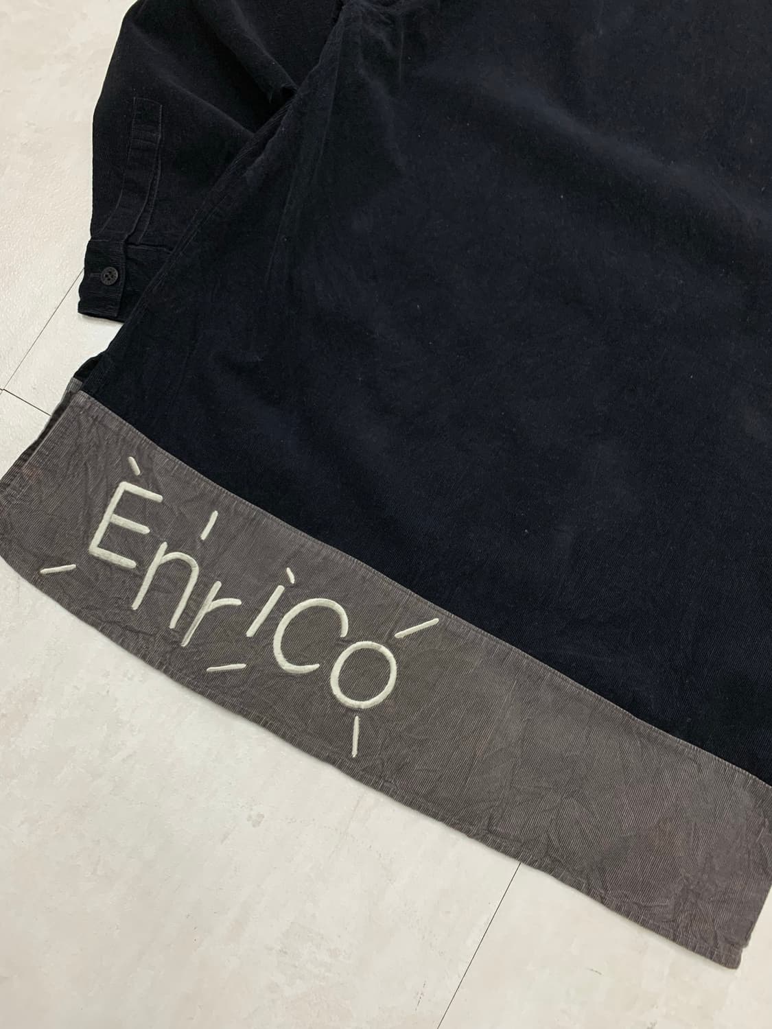 Enrico coveri 패턴 벨벳 셔츠 #671 상품이미지9