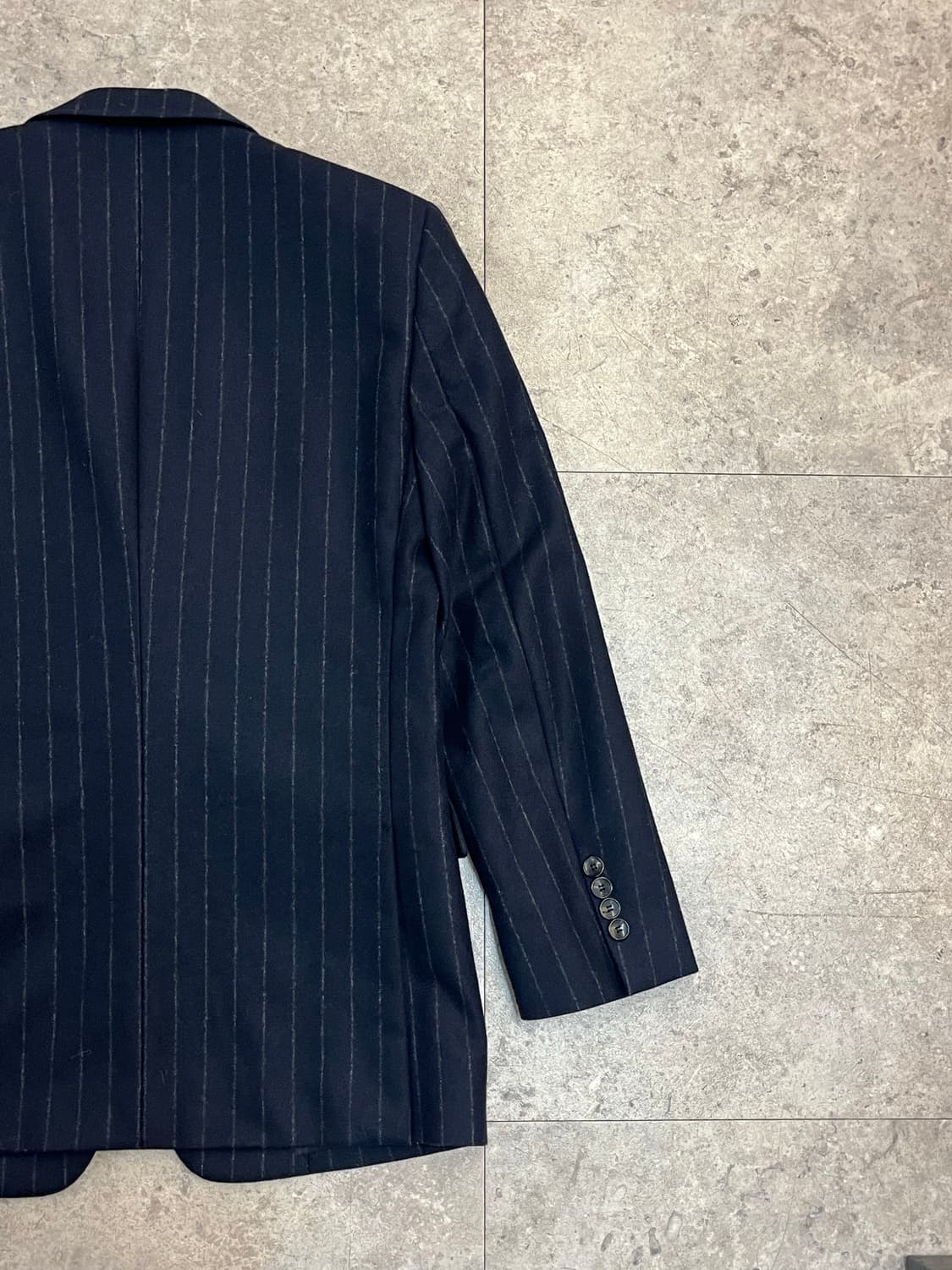 솔리드옴므 스트라이프 울자켓 네이비 46 #csz2160 상품이미지8