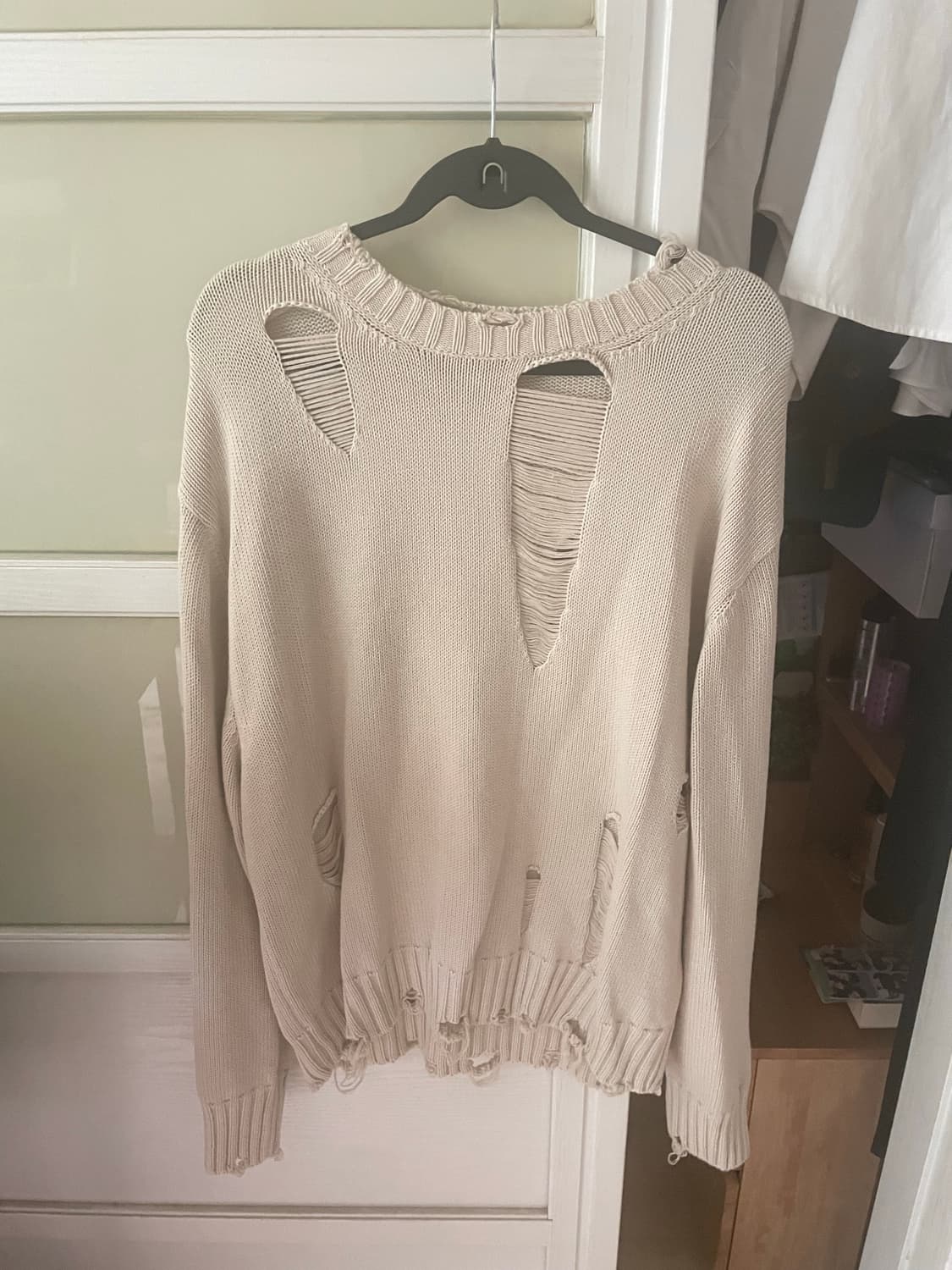 Etce 데미지 니트 판매 상품이미지2