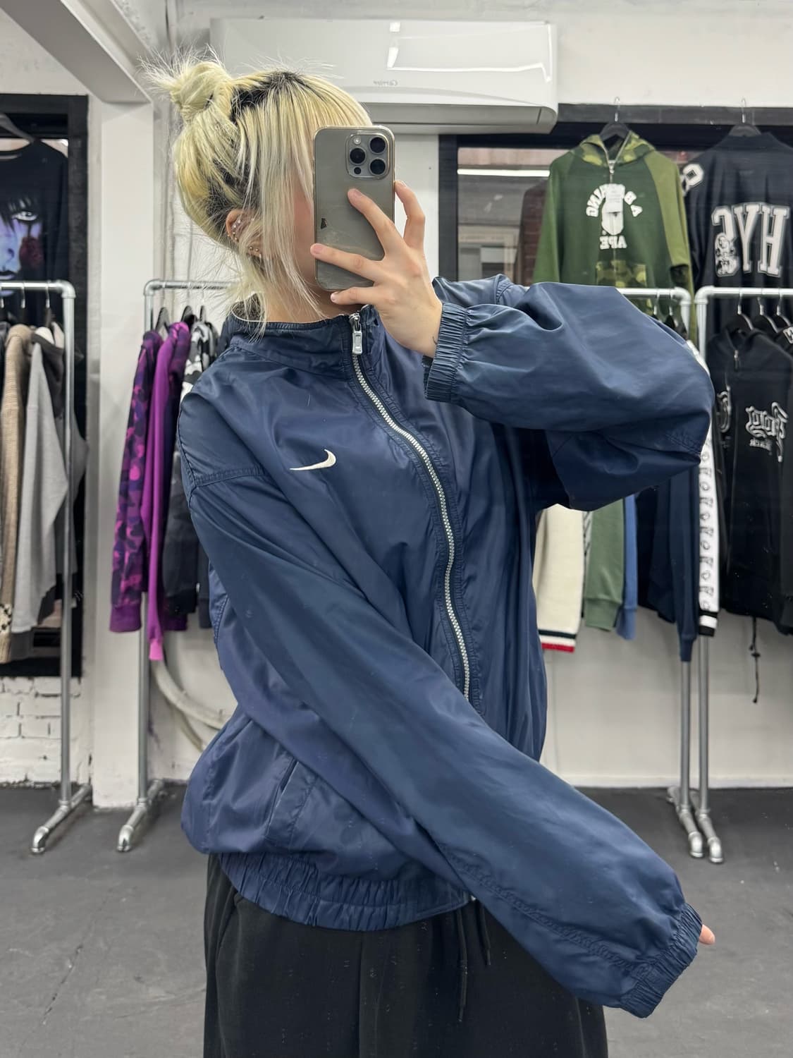 나이키 백스우시 올드스쿨 바람막이 상품이미지3