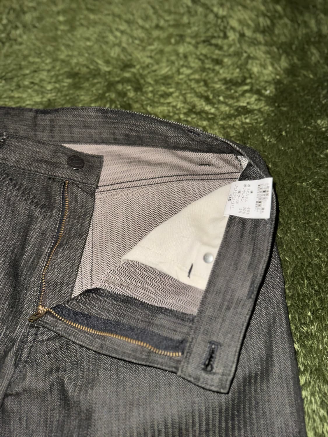 [5] 타케오 키쿠치 Made in Japan 헤링본 데님 팬츠 상품이미지3