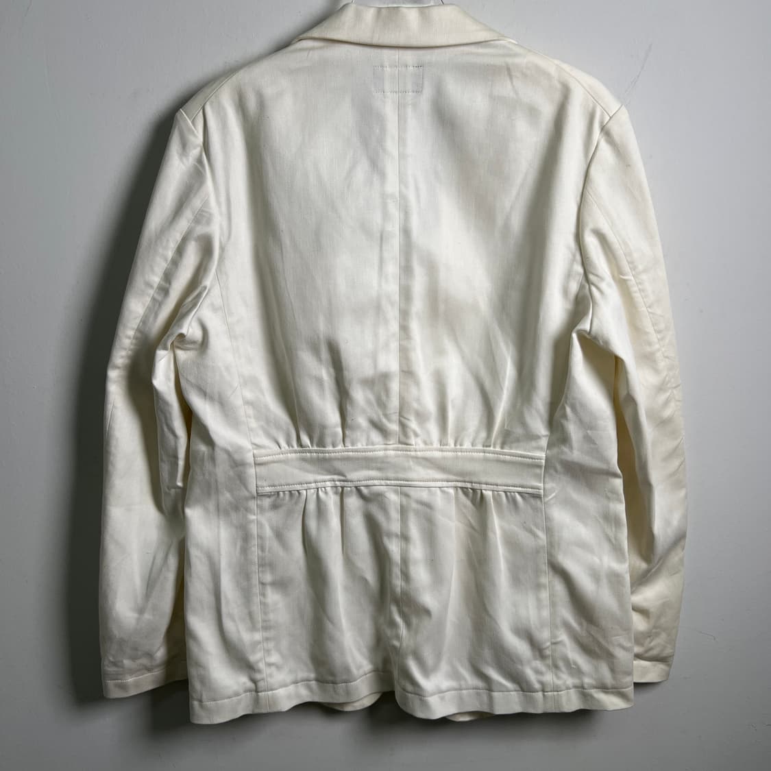 드라이 본즈 화이트 피크드 라펠 블레이저 자켓 38 상품이미지6