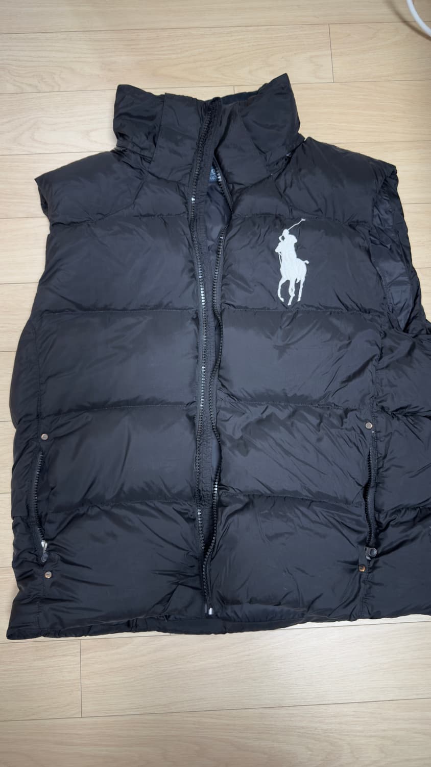 폴로 빅로고 패딩조끼 xl 상품이미지1