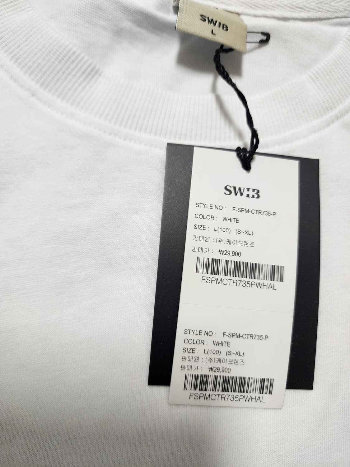 스위브뒷판나염반팔티셔츠L 상품이미지4