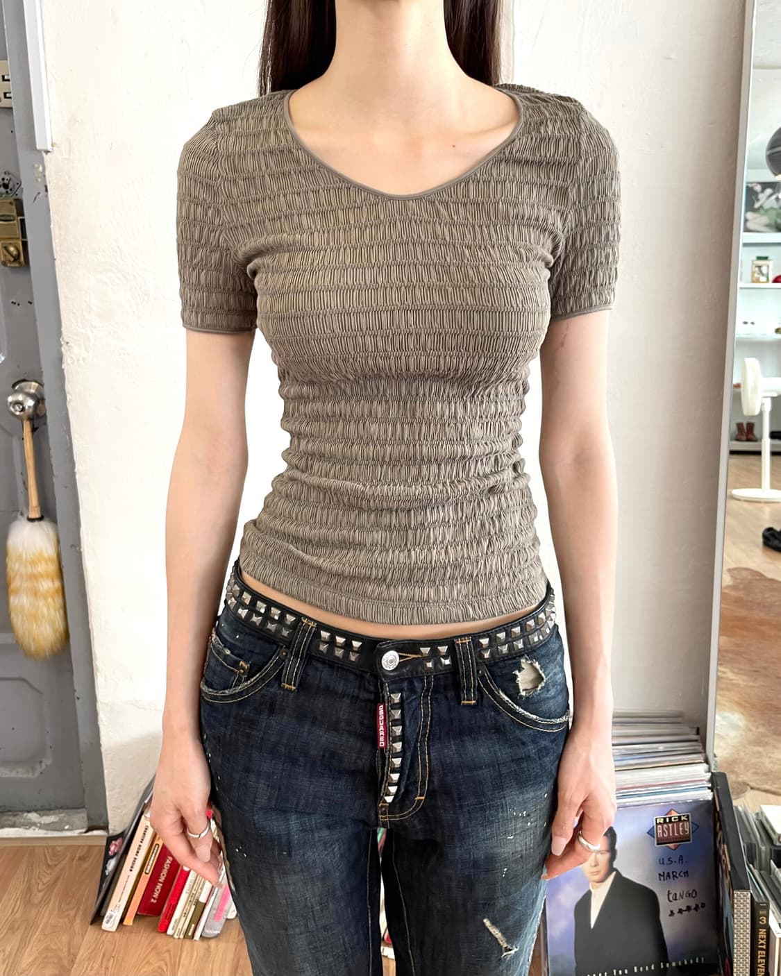[40] 아르마니 꼴레지오니 반팔 티셔츠 상품이미지1