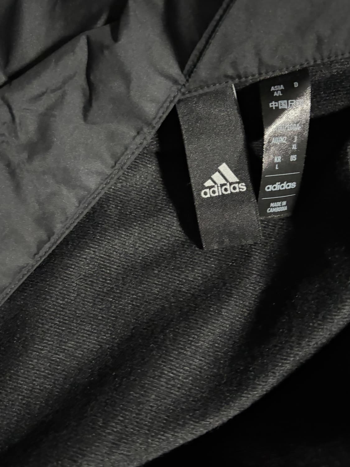 아디다스 바람막이 블랙 상품이미지4