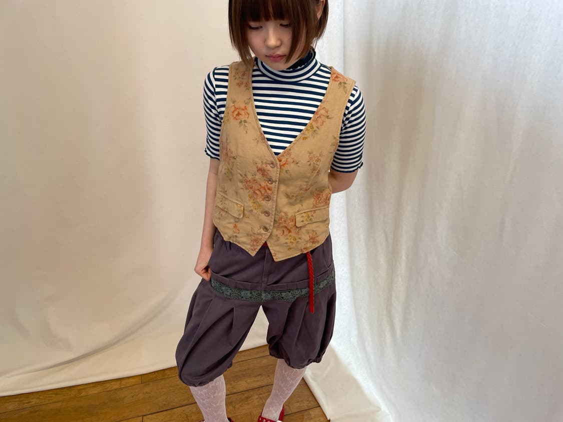 floral vest 상품이미지2