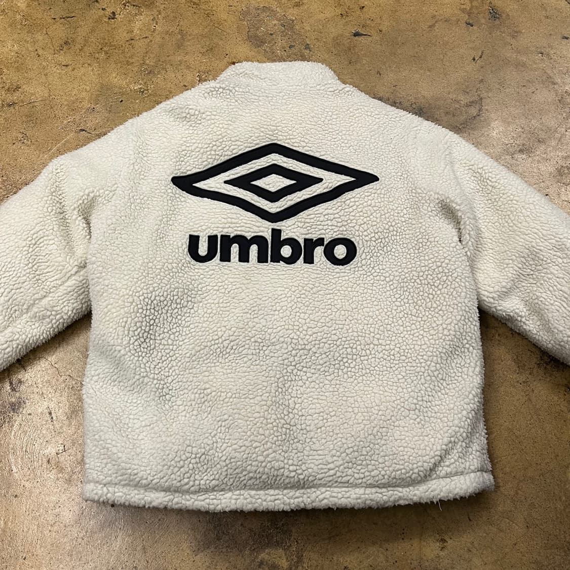 [정품/95] 엄브로 양면 패딩 점퍼 아이보리 b14 상품이미지8