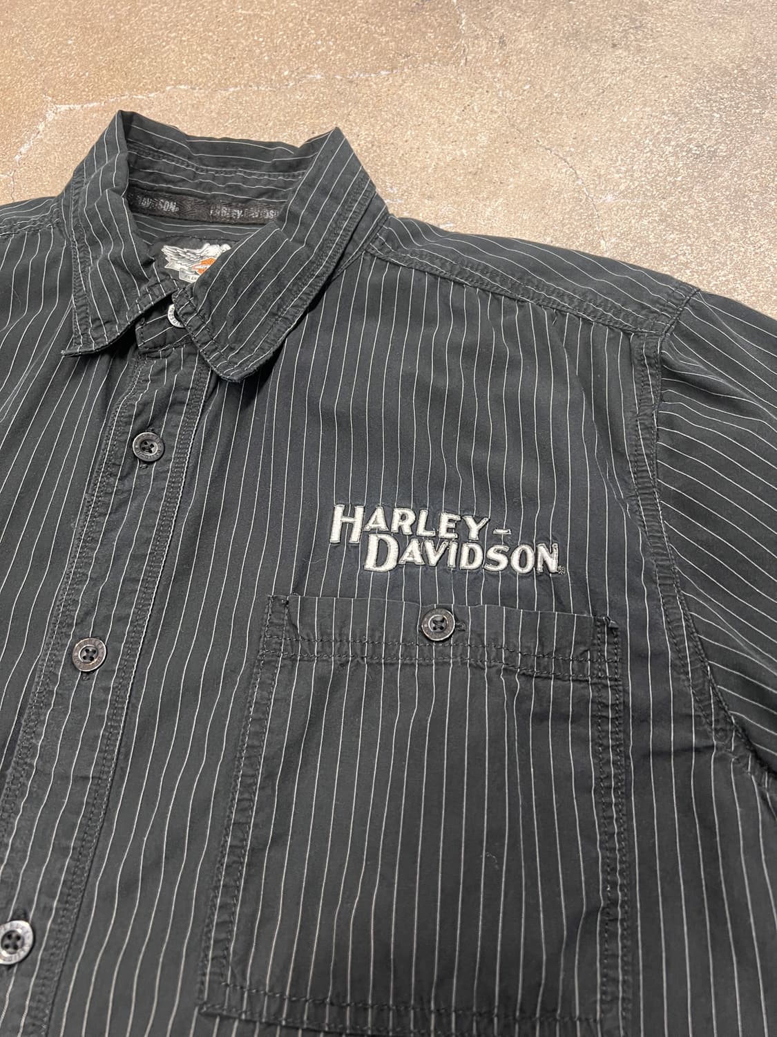 할리데이비슨 V-트윈 스트라이프 메카닉 셔츠 상품이미지3