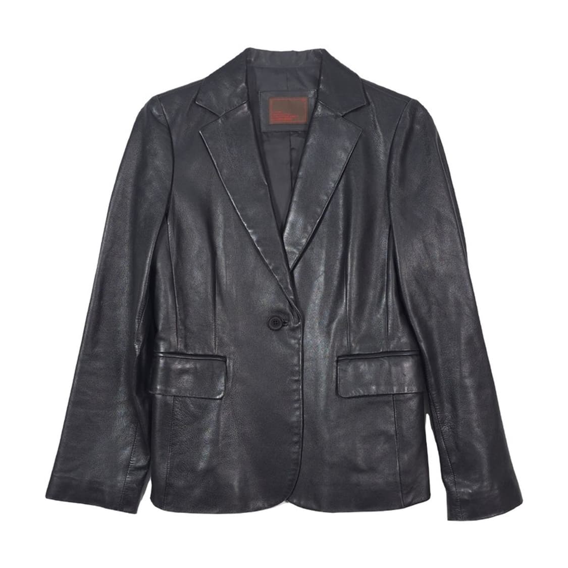 유니온베이 천연 양가죽 레더 블레이저 90 상품이미지1