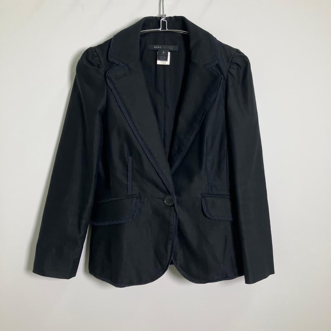 마크제이콥스 블랙 코튼 싱글 블레이저 상품이미지1