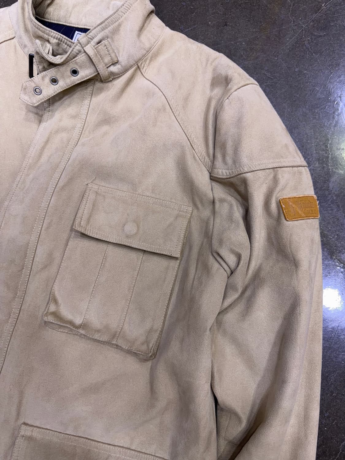 DJ Honda 에코 스웨이드 필드자켓 야상 베이지 L 상품이미지4