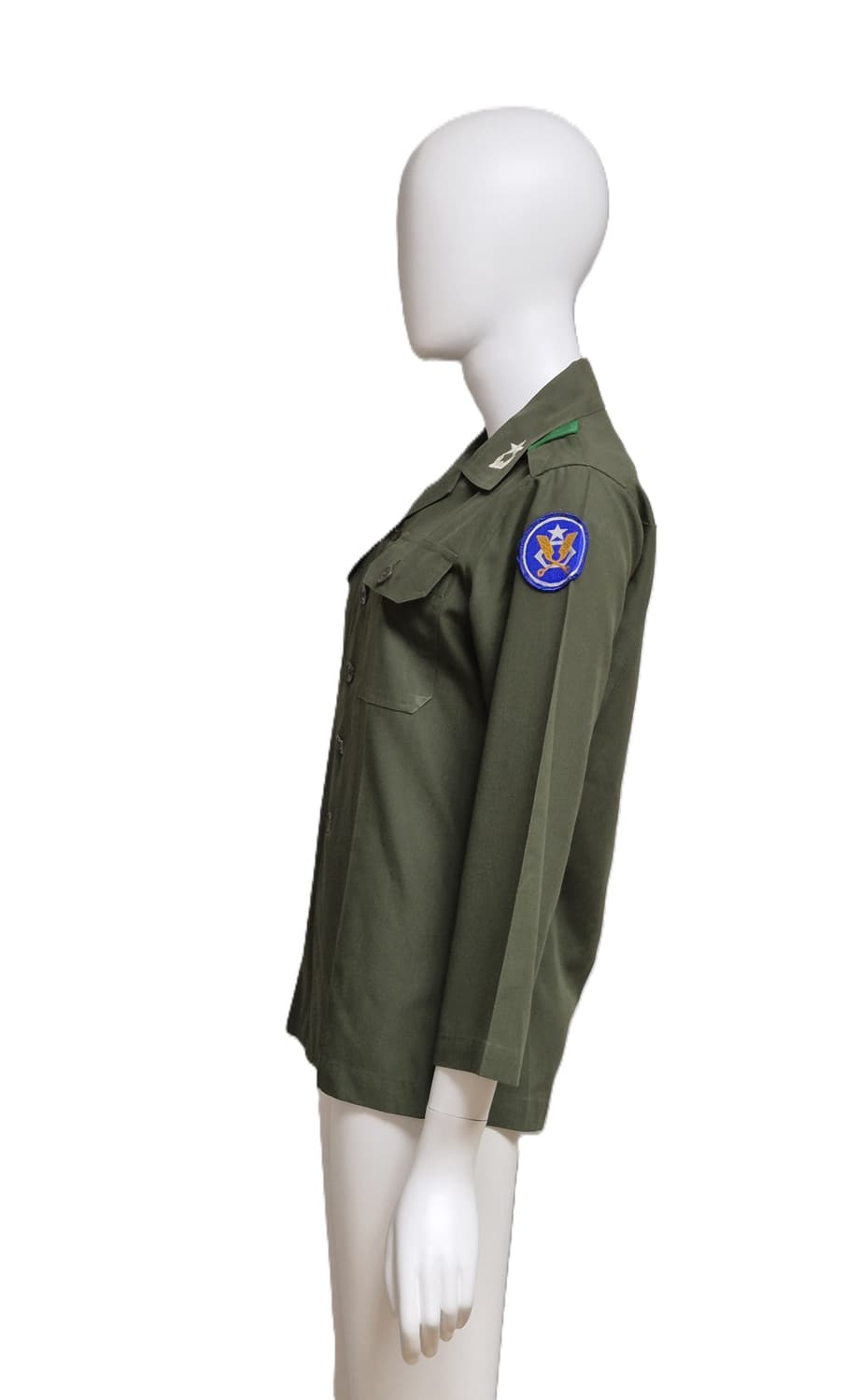 육군 구형 육군중앙경리단 준장 민무늬 전투복 상의 자켓 (XXS) 상품이미지2