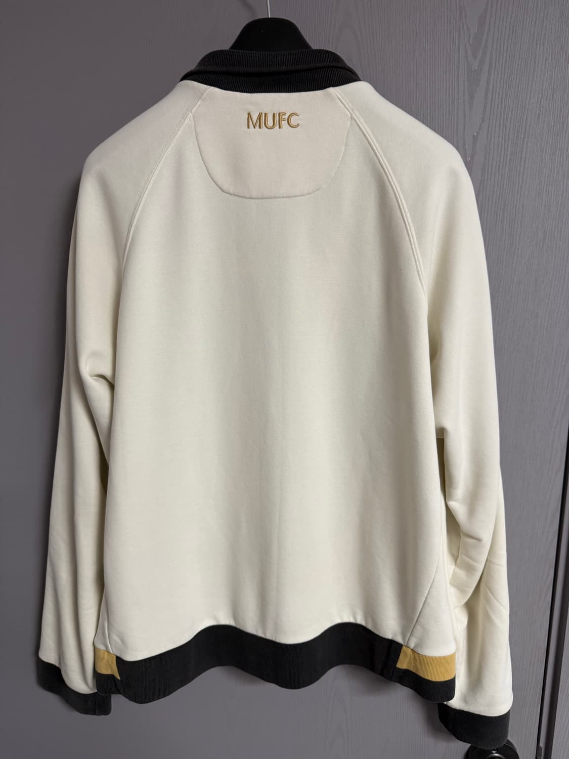 07-08 나이키 맨체스터 유나이티드 트랙 자켓 집업 화이트&골드 상품이미지2