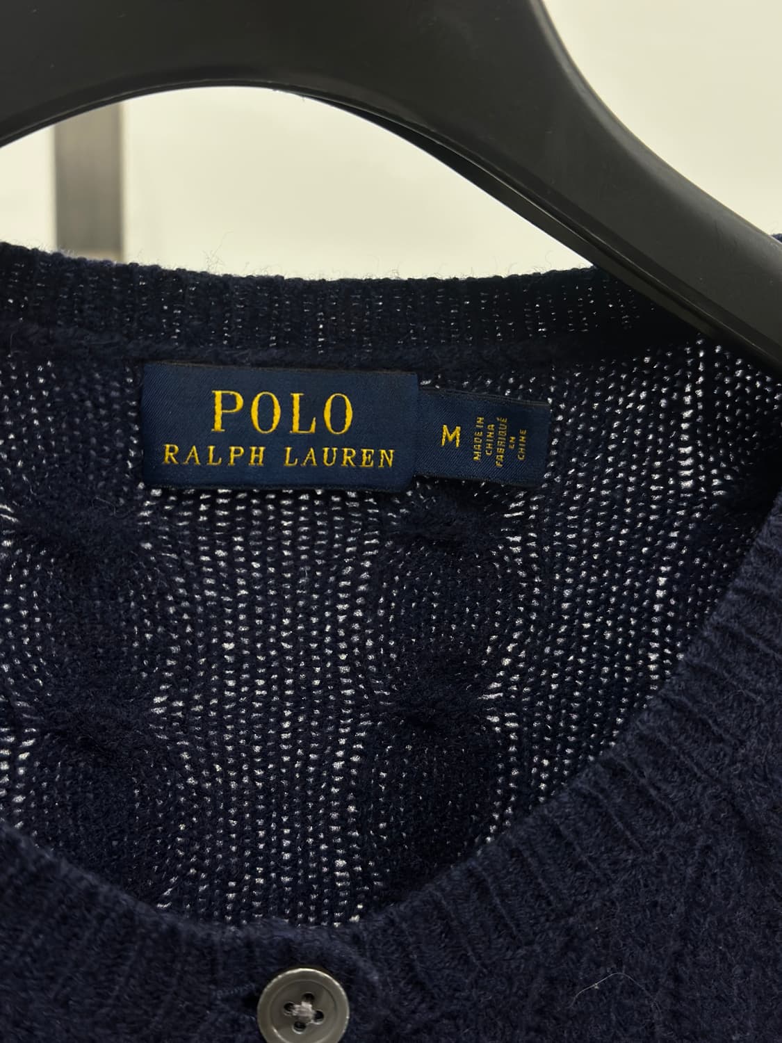 폴로 랄프로렌 울 캐시미어 케이블 니트 가디건  상품이미지5