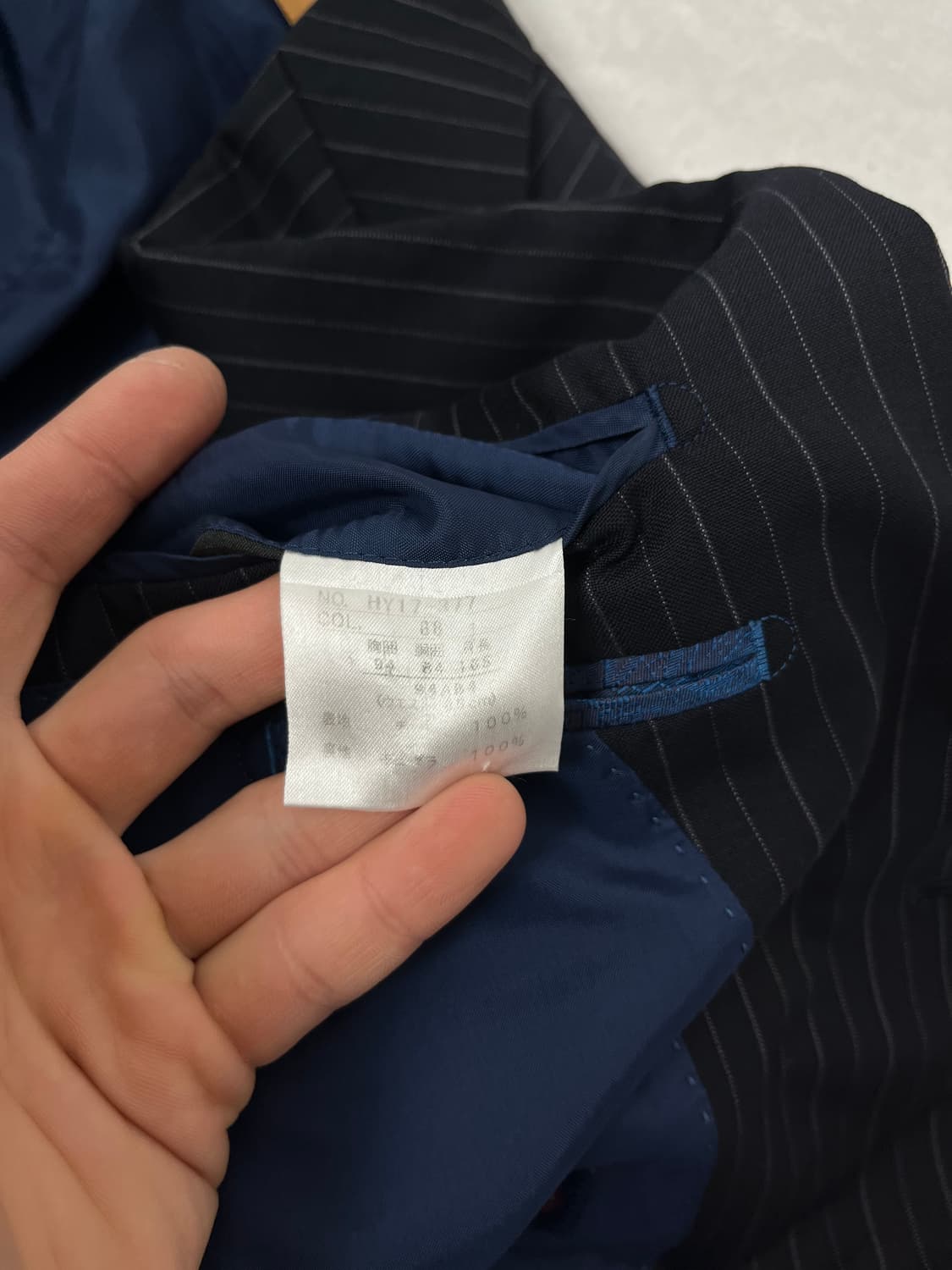 Ermeneglido Zegna 스트라이프 블레이저 상품이미지7