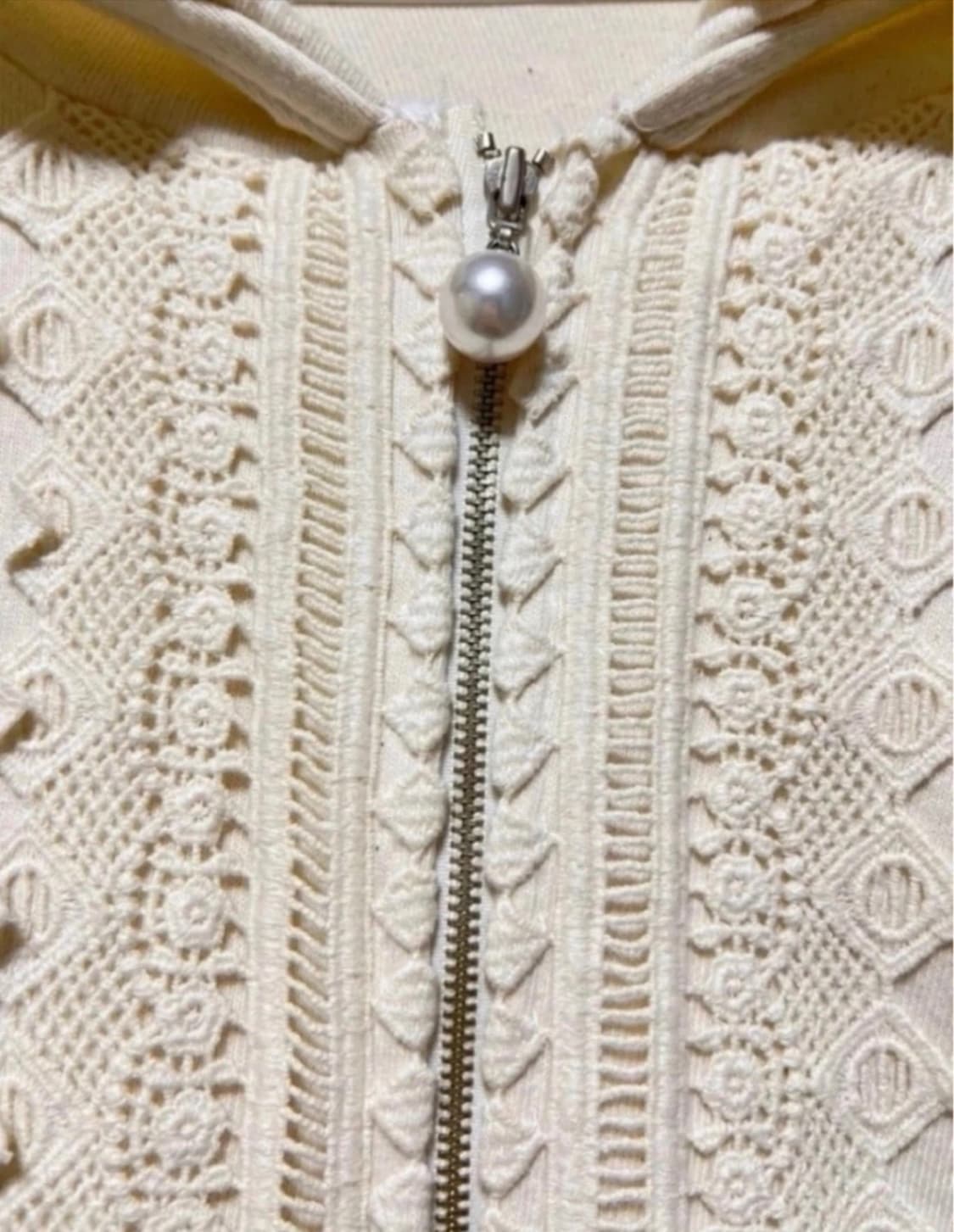 유어러버블 레이스 후드집업 상품이미지3