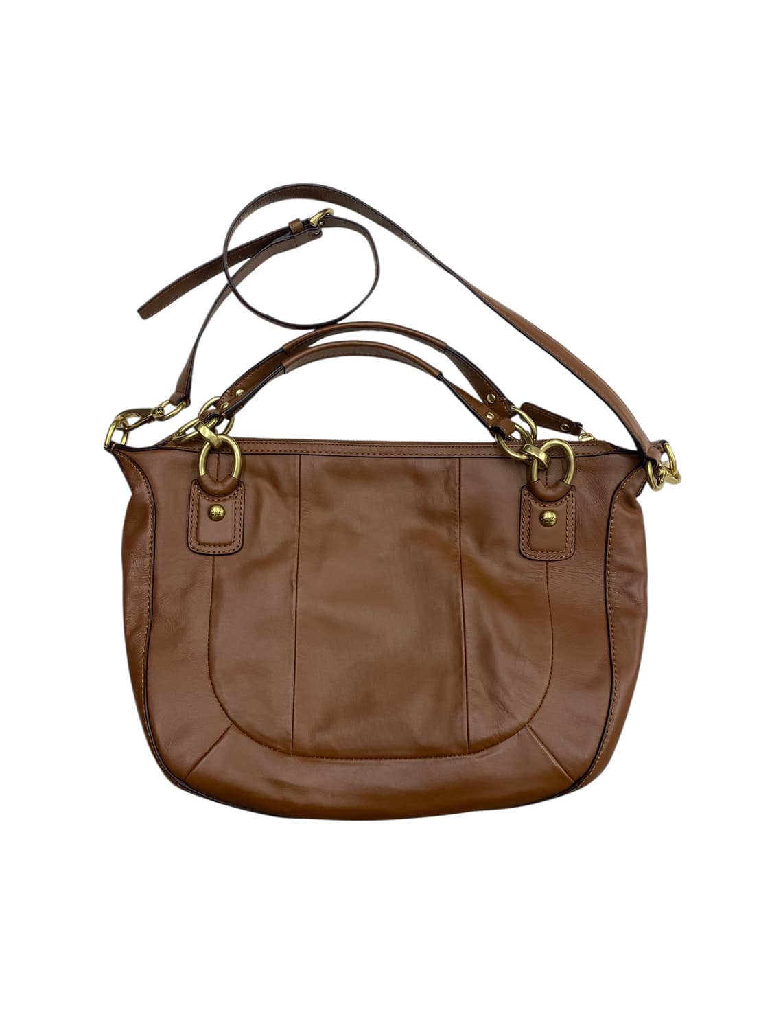 코치 브라운 가죽 위빙숄더백 3way 상품이미지2