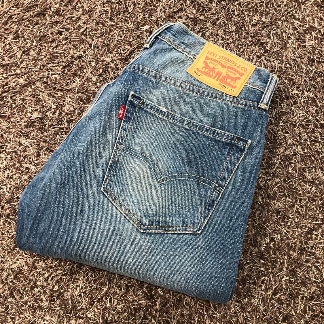리바이스 503 워싱 데님 팬츠 상품이미지1