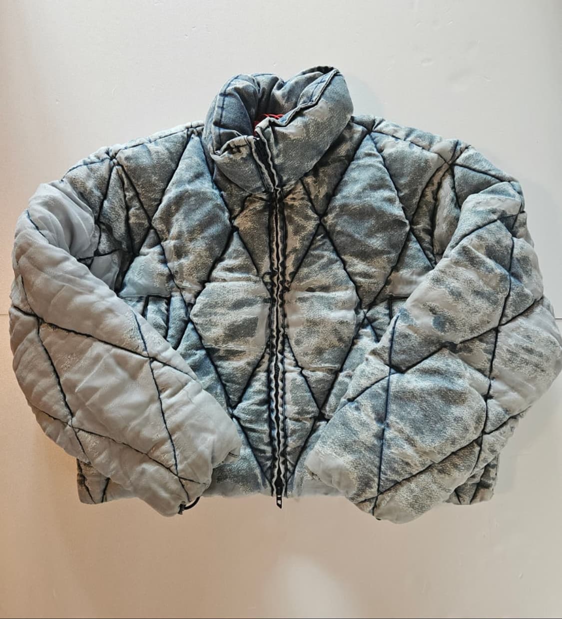 디젤 w-histel 푸퍼 데님 패딩 자켓  상품이미지3