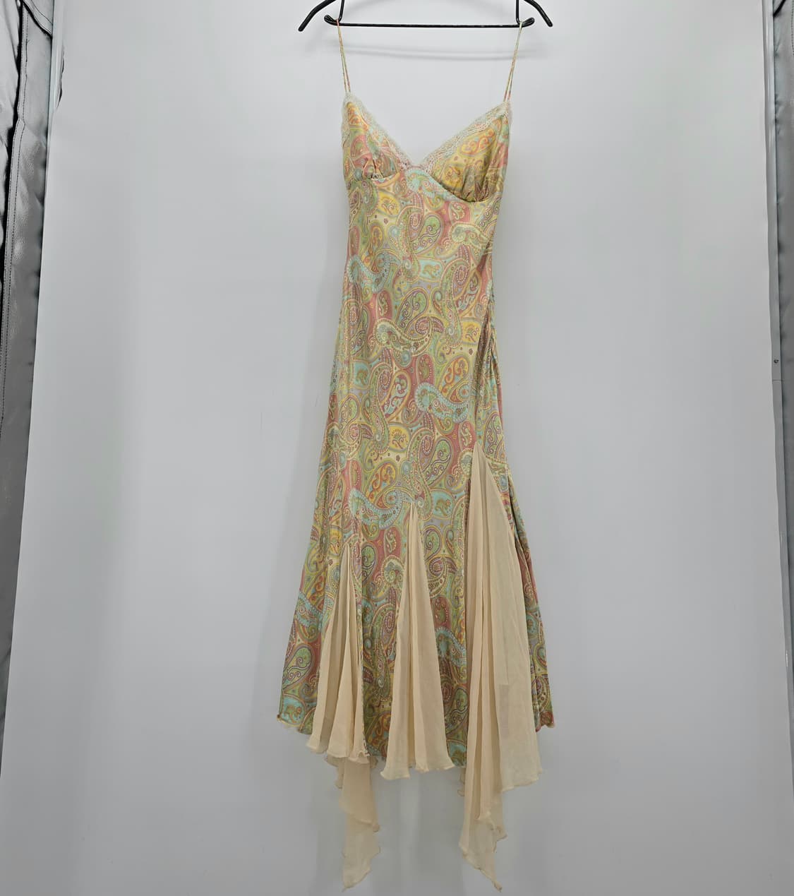 빈티지 실크 슬립 드레스 / 페이즐리 슬립 원피스 상품이미지1