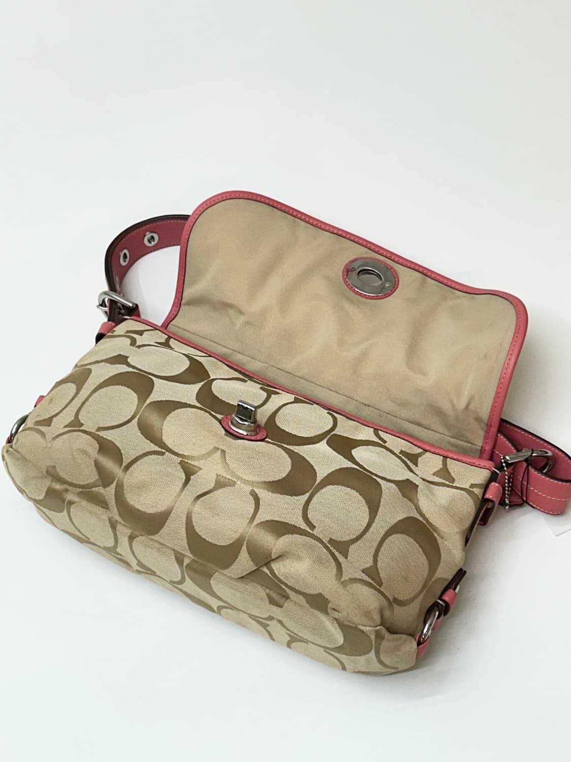 Coach 코치 시그니처 캔버스 숄더백  상품이미지5