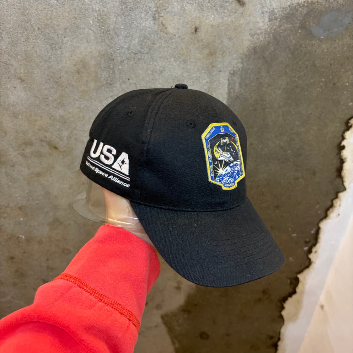 90s USA 빈티지 STS-126 우주왕복선 엔데버호 볼캡 모자  상품이미지3