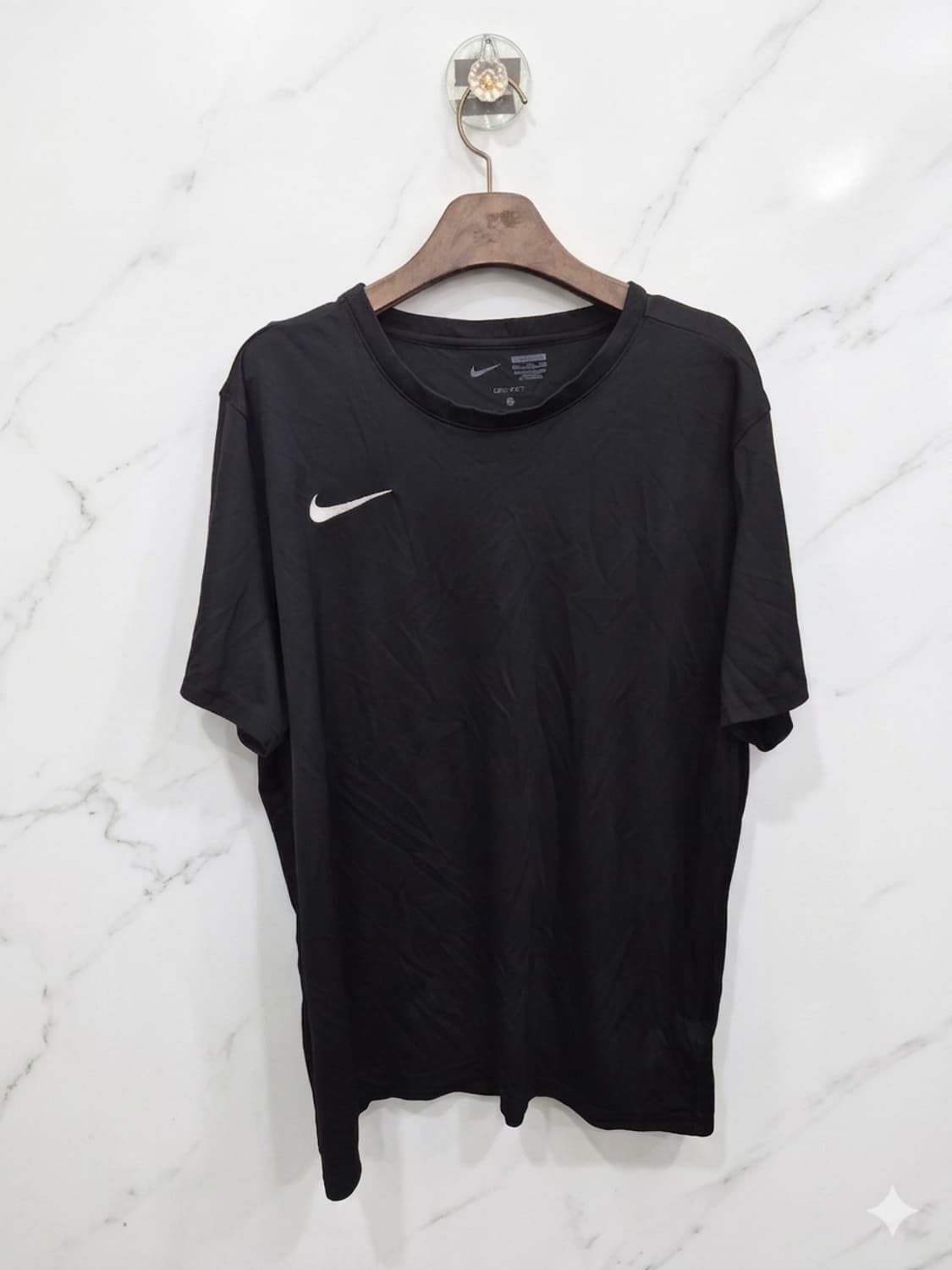 110,2XL )) NIKE 나이키 라운드넥 반팔티셔츠! 블랙&화이트~ 상품이미지1