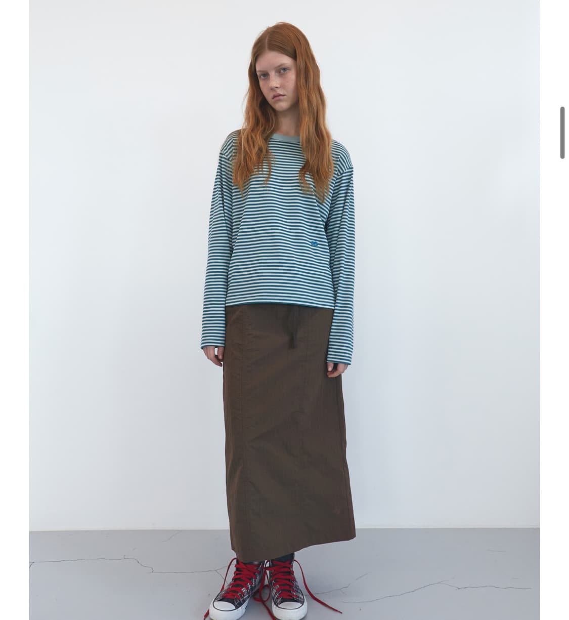 엔조블루스 코지 스트라이프 Lst (blue green) 상품이미지2