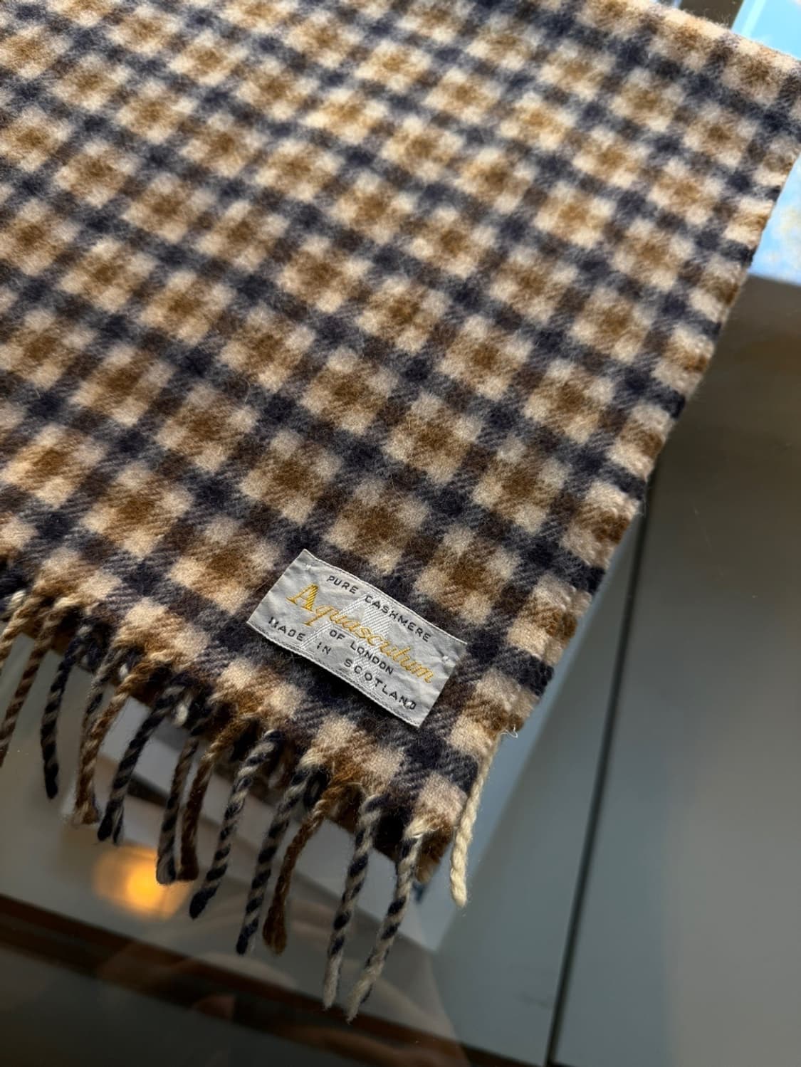 아쿠아스큐텀 캐시미어 머플러 상품이미지8