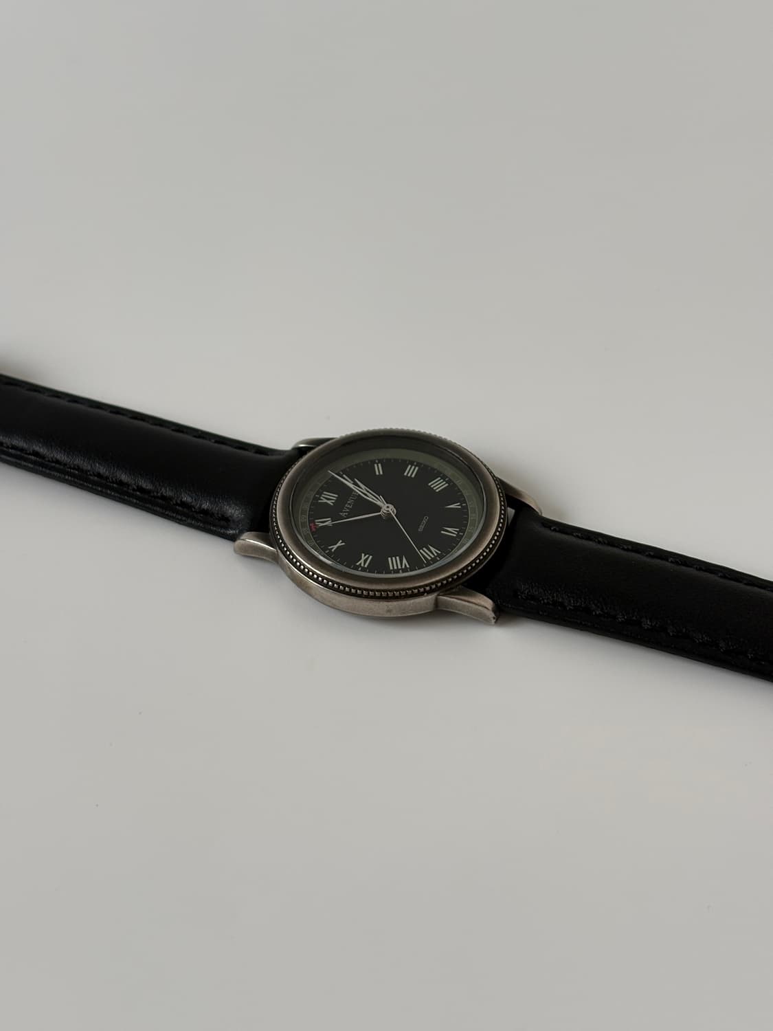 1990s Avenue Coin Bezel Black Quartz 상품이미지6