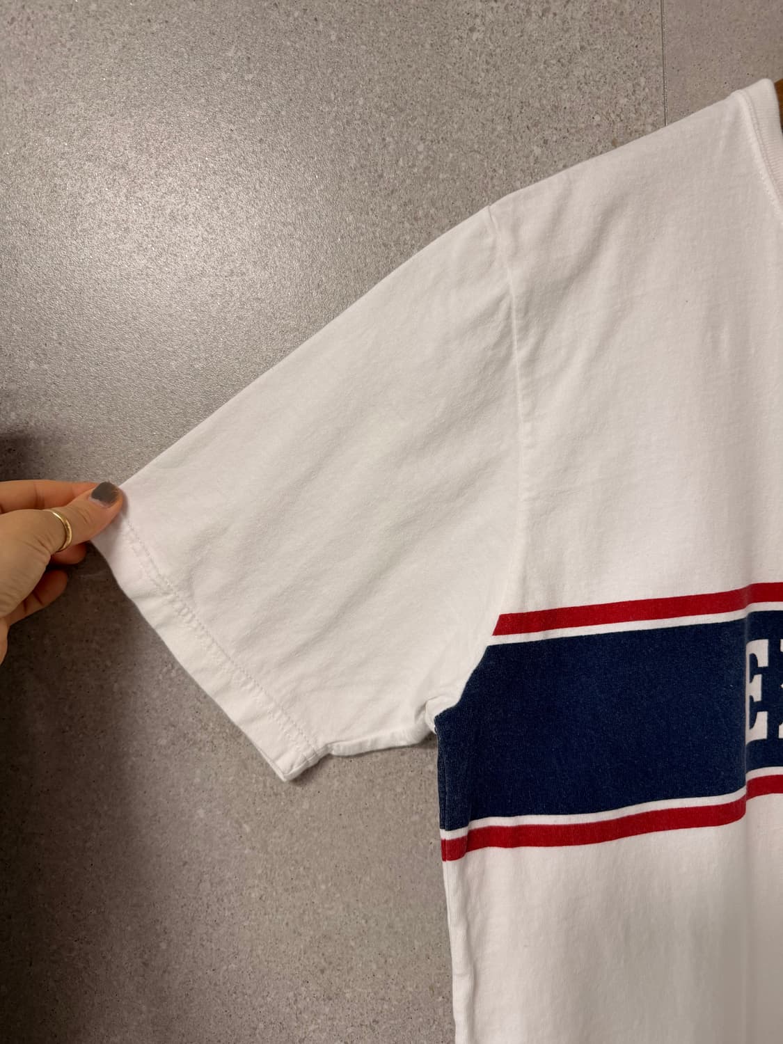 에드윈 남성 화이트 티셔츠 빈티지 상품이미지2