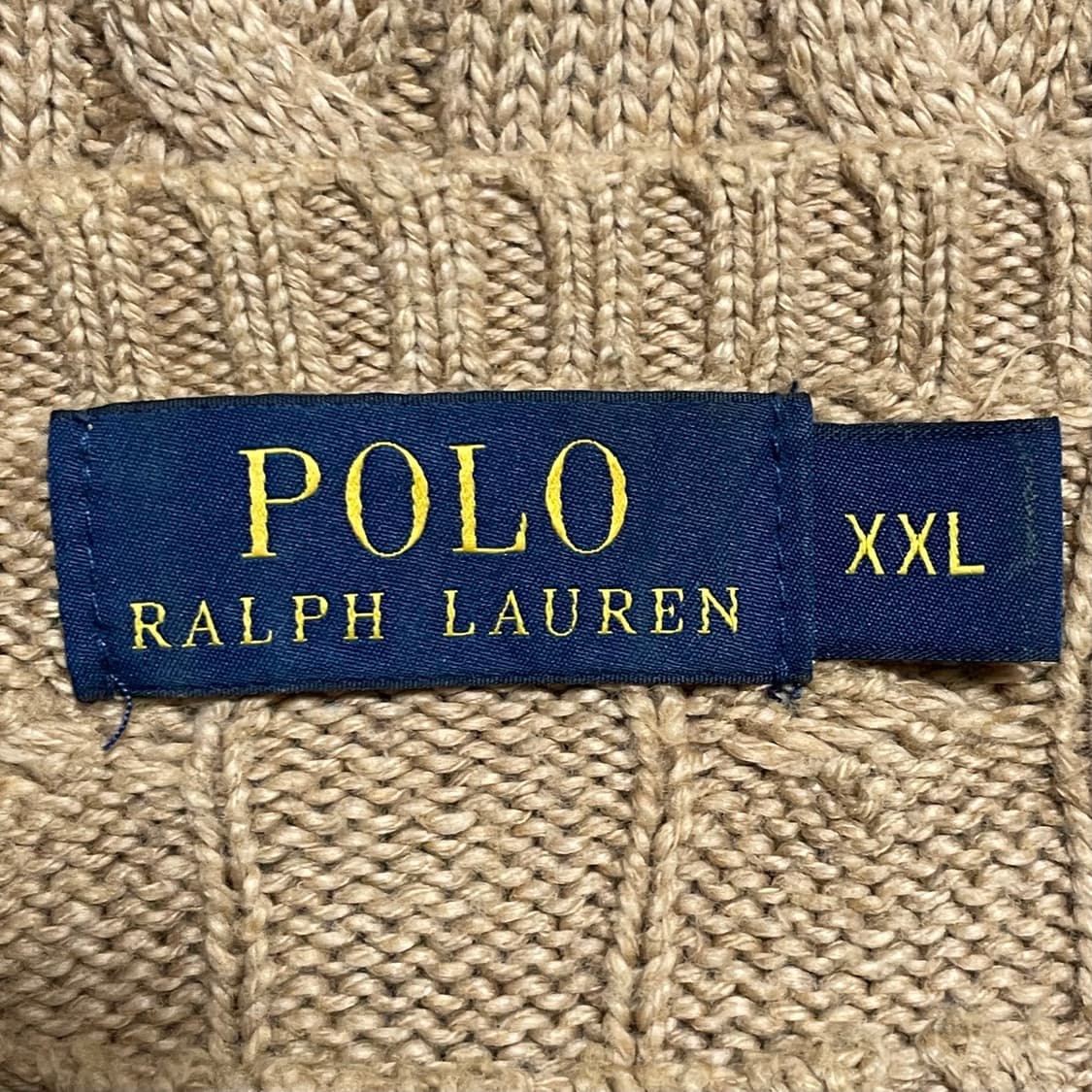 XXL 폴로랄프로렌 브라운 케이블 니트 상품이미지4