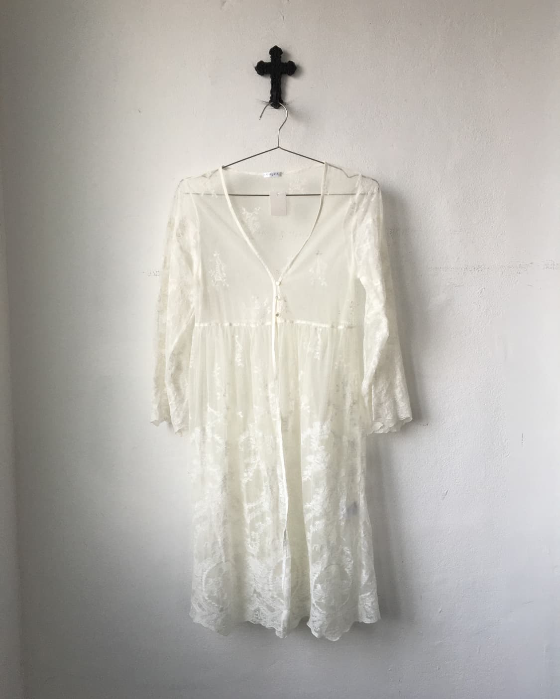 Lace long cardigan 상품이미지2