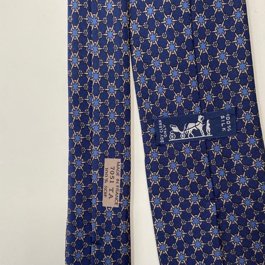 에르메스 명품 정품 넥타이(HERMES)7.7cm 상품이미지6