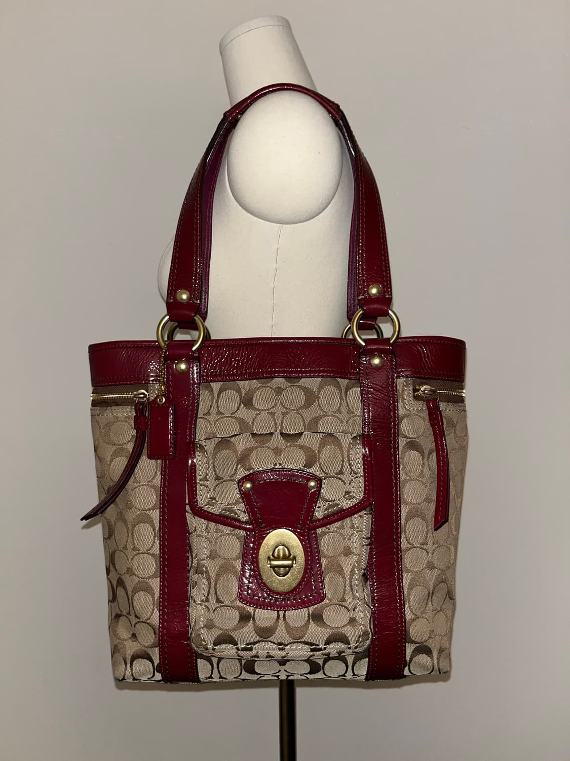 Coach Red&Brown bag 상품이미지1