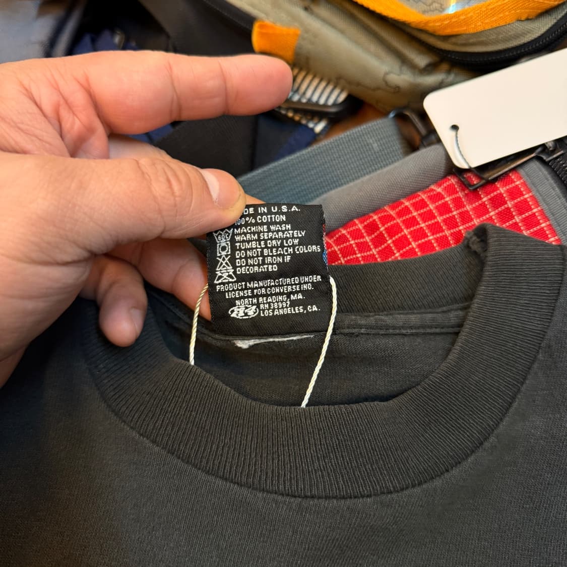 90S 컨버스 아이코닉 그래픽 MADE IN USA S ~ M 추천 상품이미지6