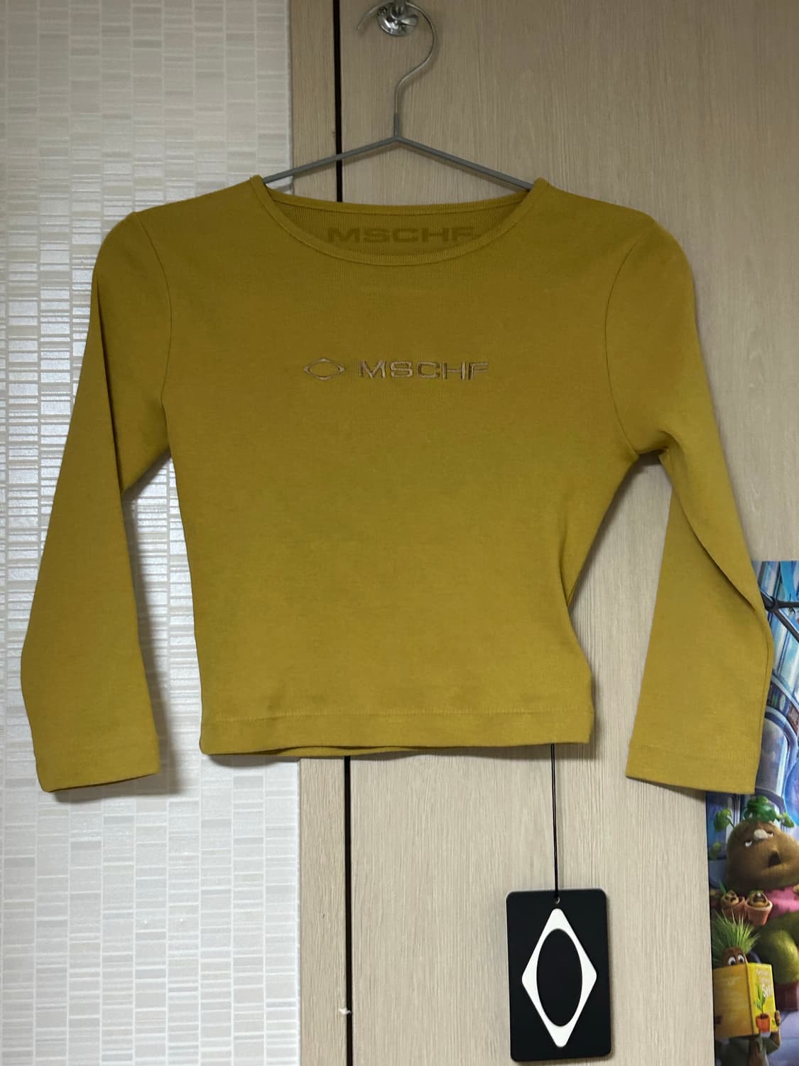 {정가 5.8 새상품} 미스치프 슬리브 탑 S 상품이미지6