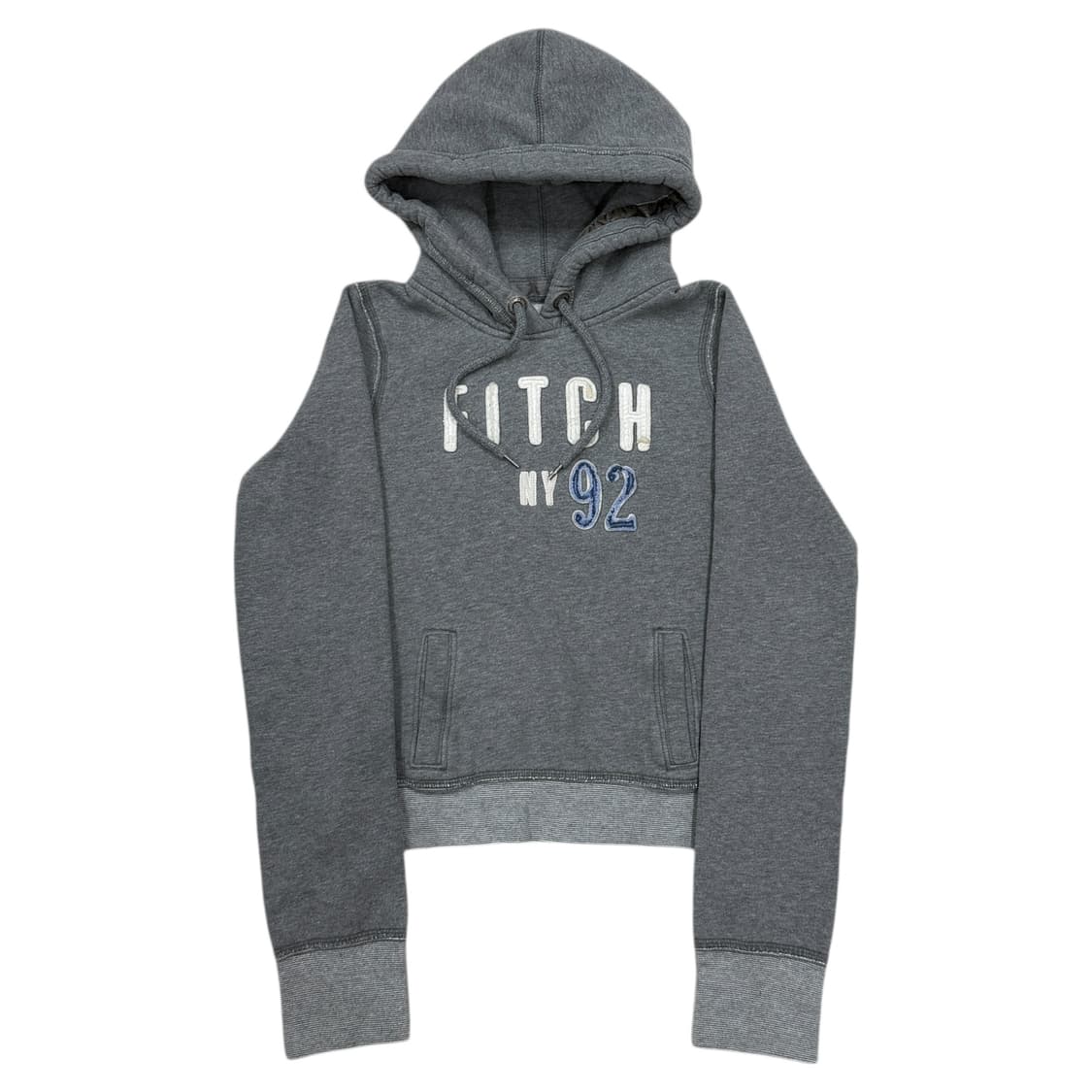 아베크롬비 빈티지 Y2K 딱붙핏 후드티 그레이 S 상품이미지1