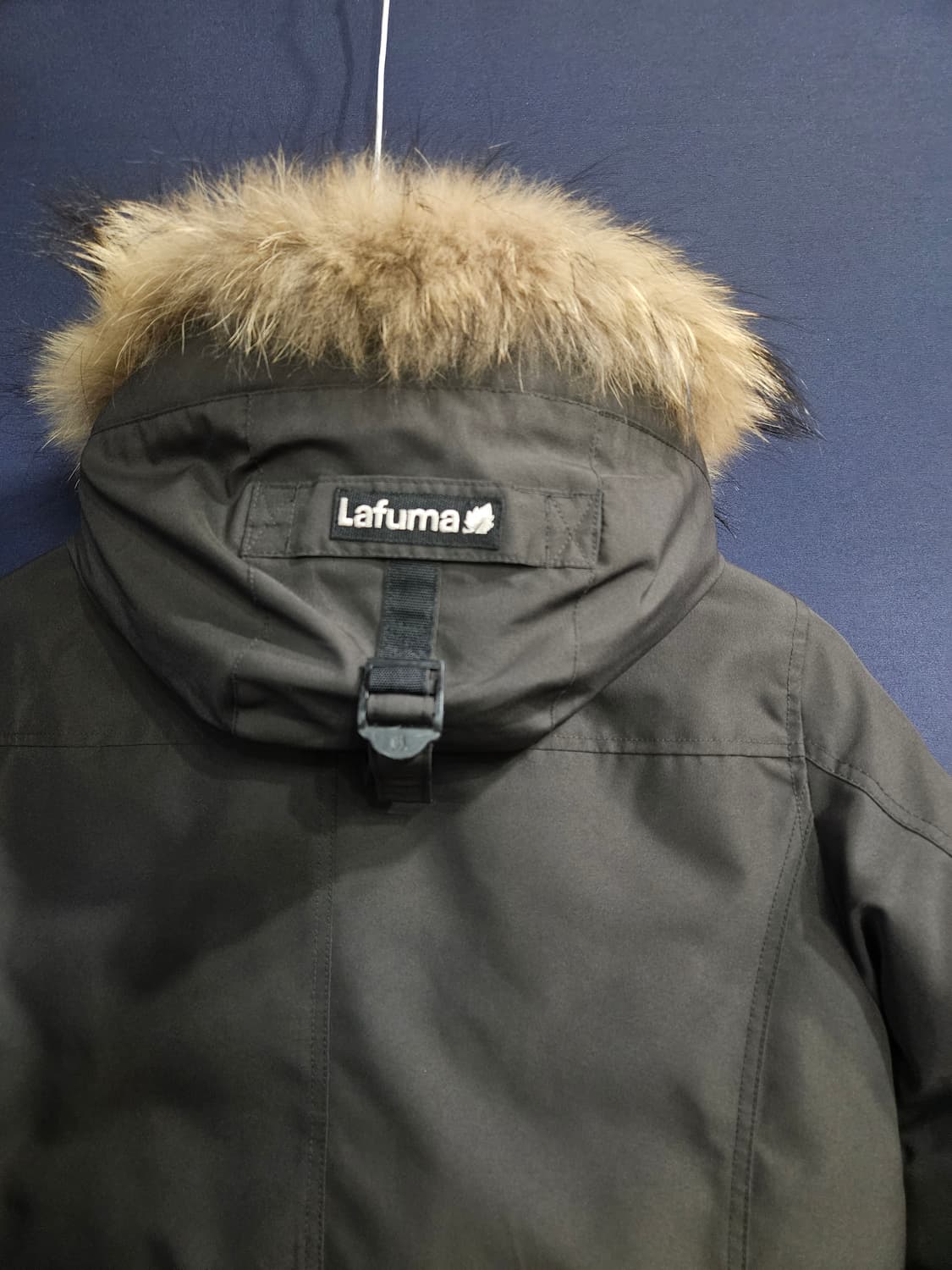 라푸마 차콜컬러 남성 100 구스다운 하프패딩  상품이미지9