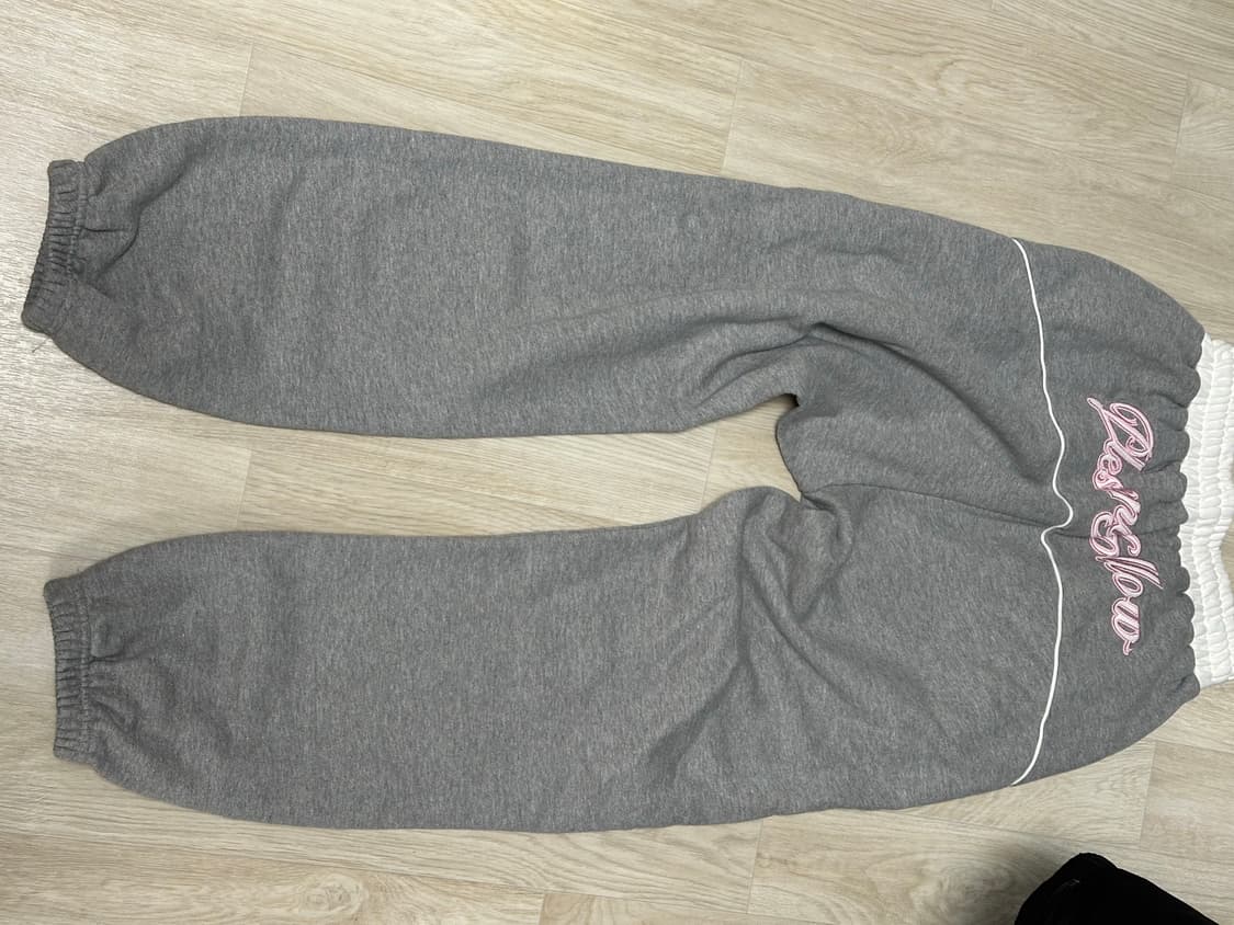 플리즈노팔로우 코지 조거 팬츠 그레이 플노팔 상품이미지4