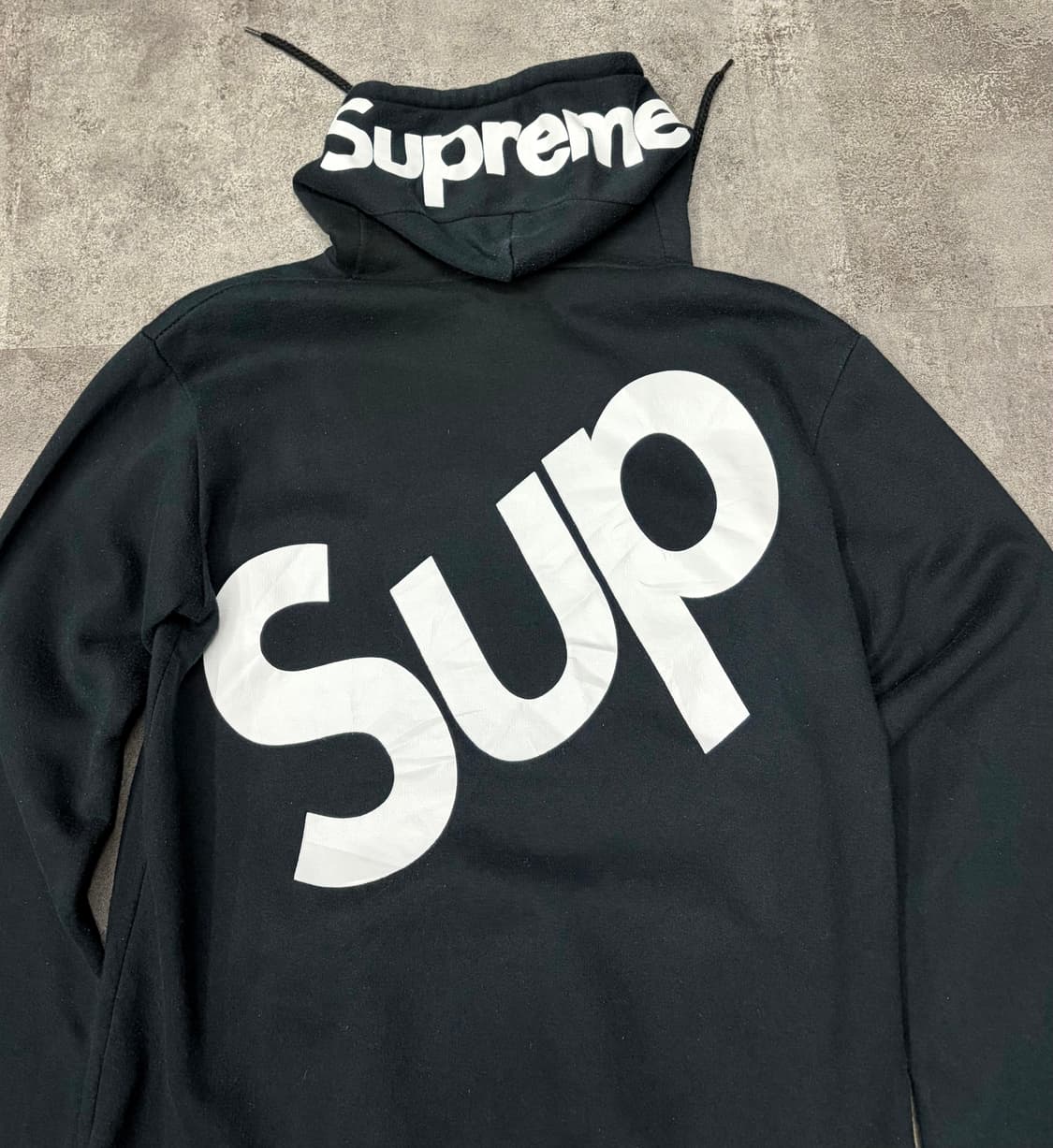 10s 슈프림 블랙 박스 로고 후드티 상품이미지4
