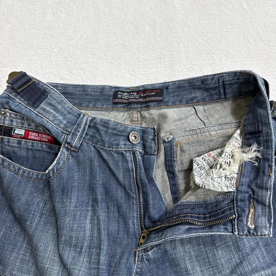 실측확인 후부 빈티지 카고 데님팬츠 0317T 상품이미지3