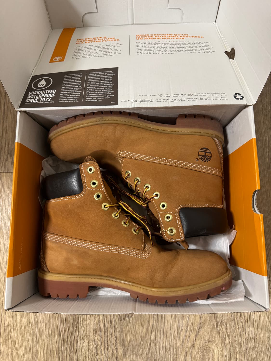 팀버랜드 프리미엄 6인치 워터프루프 부츠 와이드 285 상품이미지1