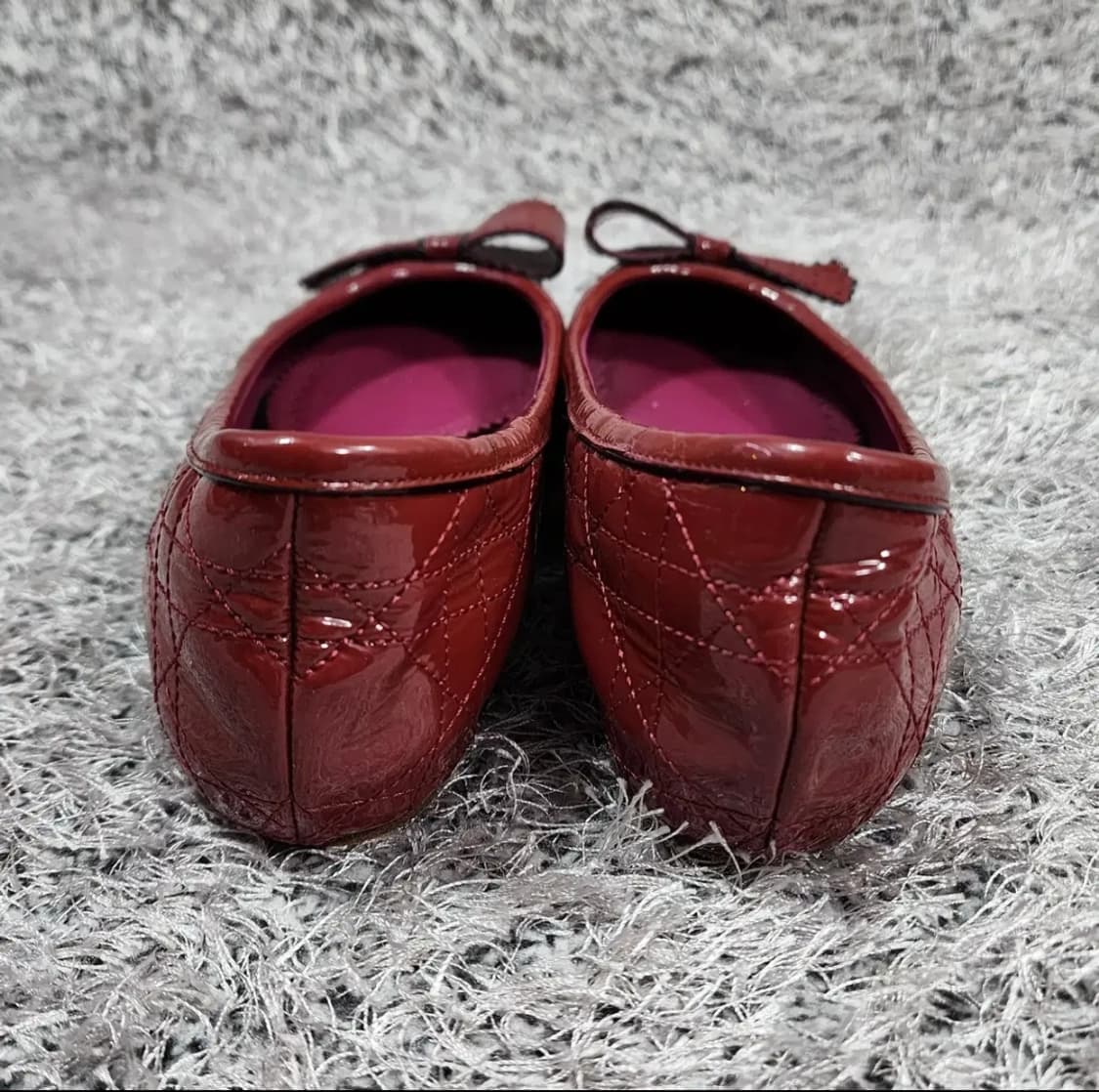 디올 페이턴트 로퍼 단화 플랫슈즈 37 상품이미지5