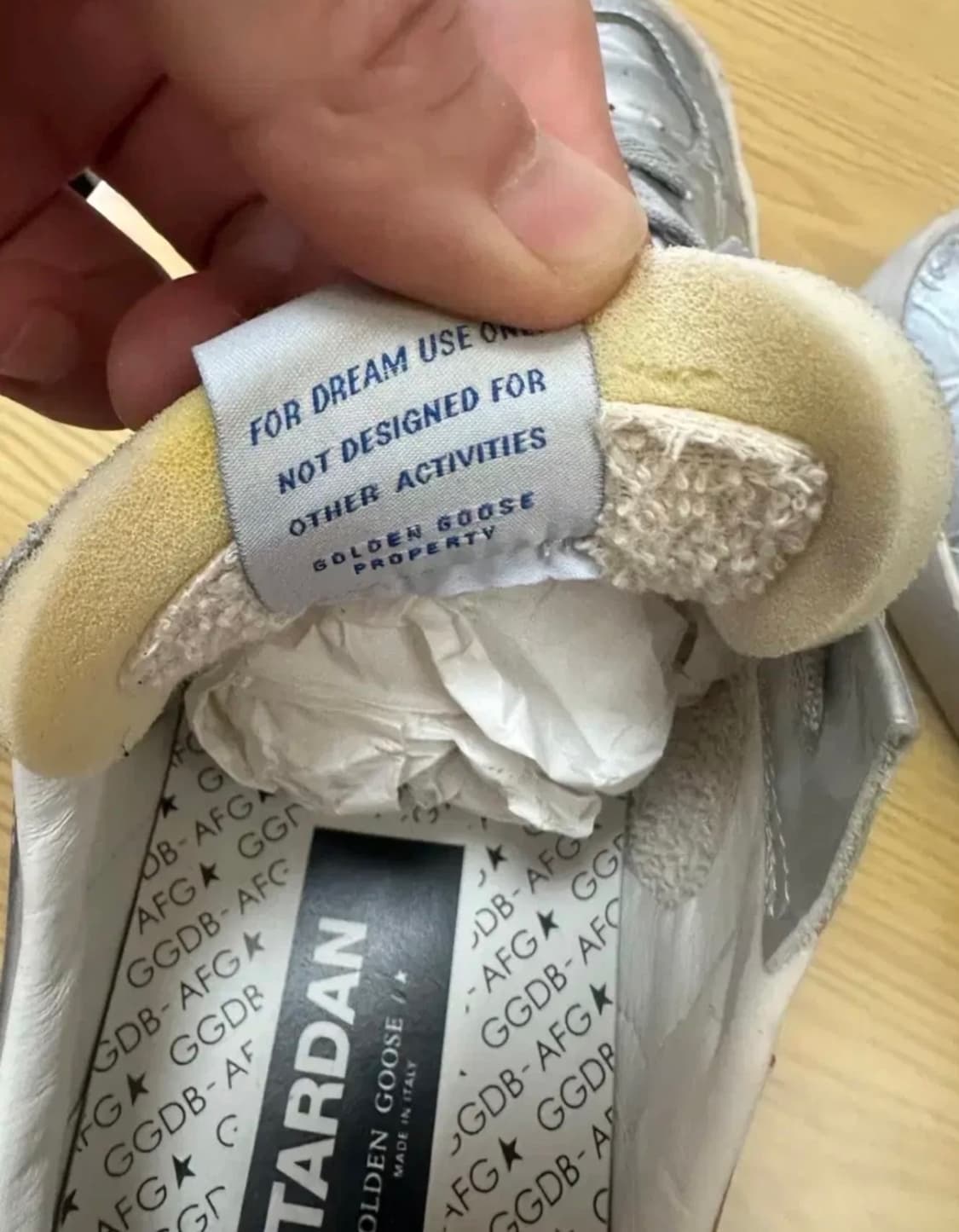 골든구스 스타단 실버 스니커즈 45사이즈 (295) 상품이미지5