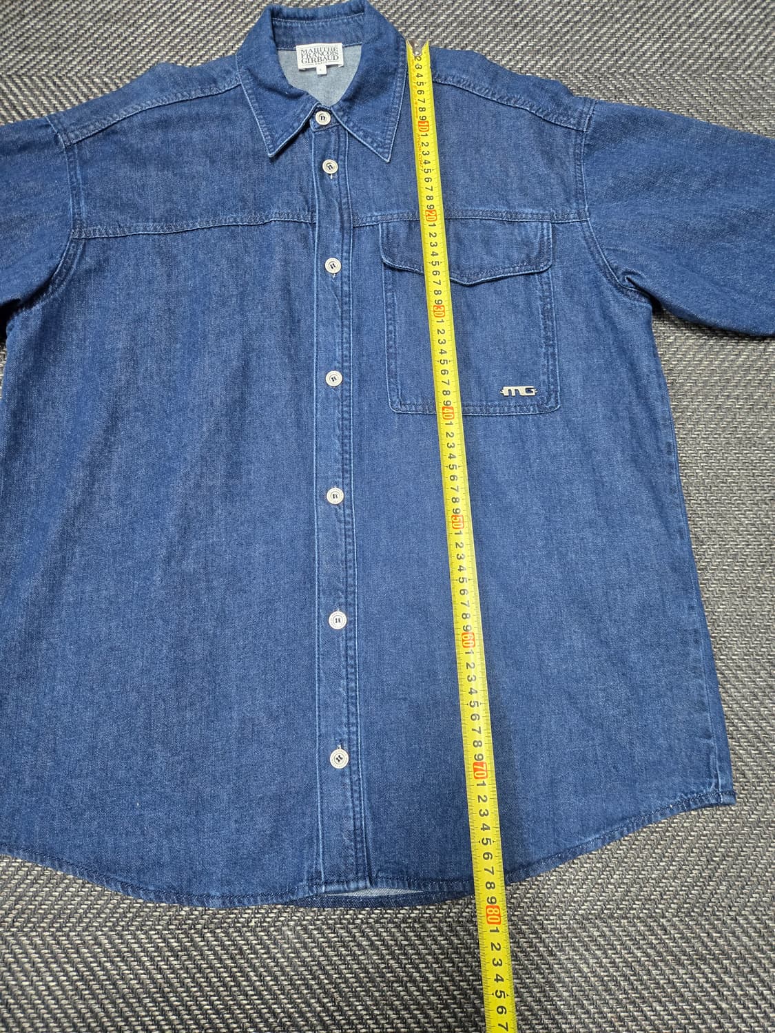 마리떼 프랑소와 저버 공용 데님셔츠 상품이미지10