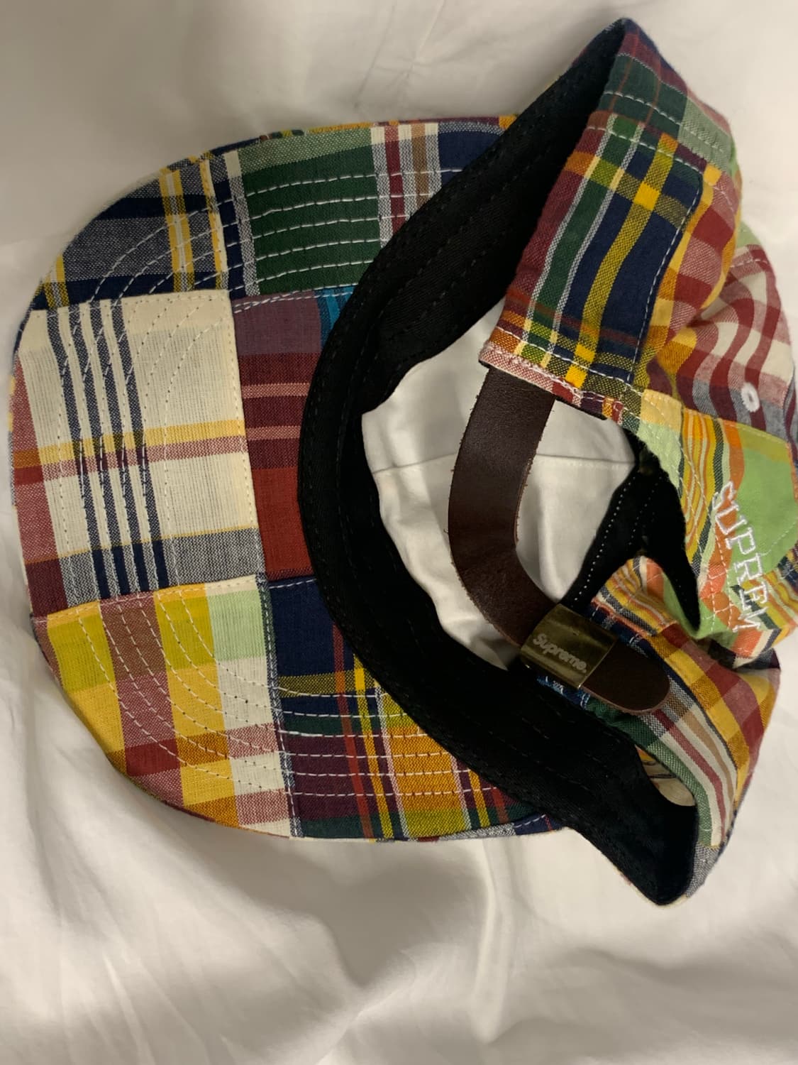 supreme patchwork 6 pannel cap 상품이미지2