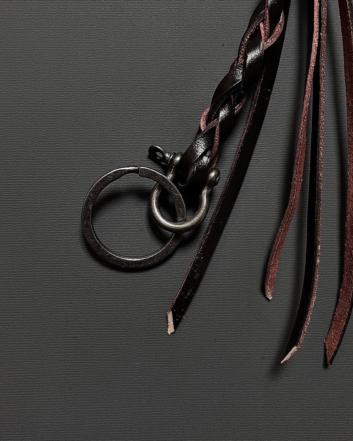 레더 테슬 키링 (2color) 상품이미지7